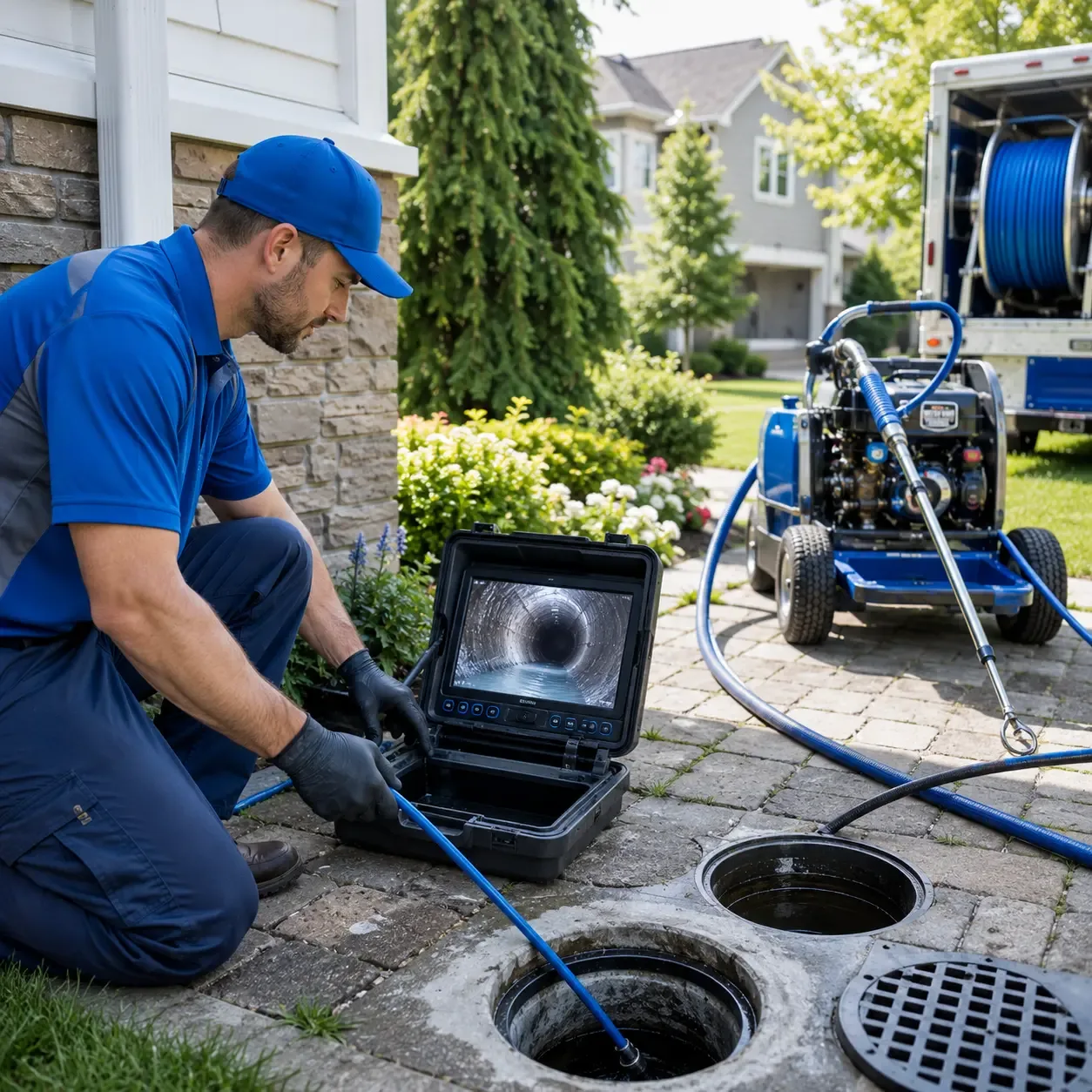 Outdoor drain cleaning professionals serving Round Mountain, CA