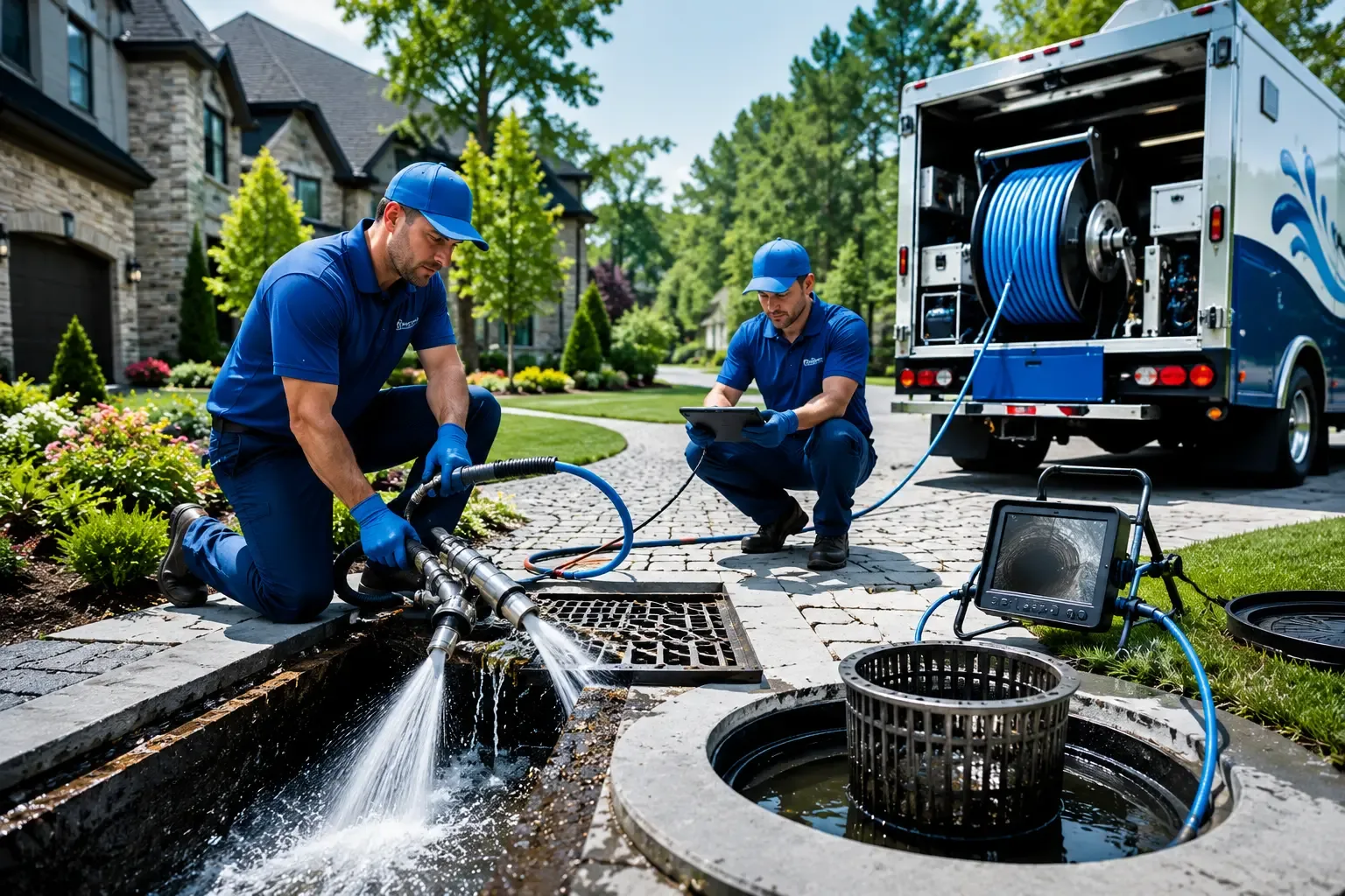 Local outdoor drain cleaning professionals in Round Mountain, CA